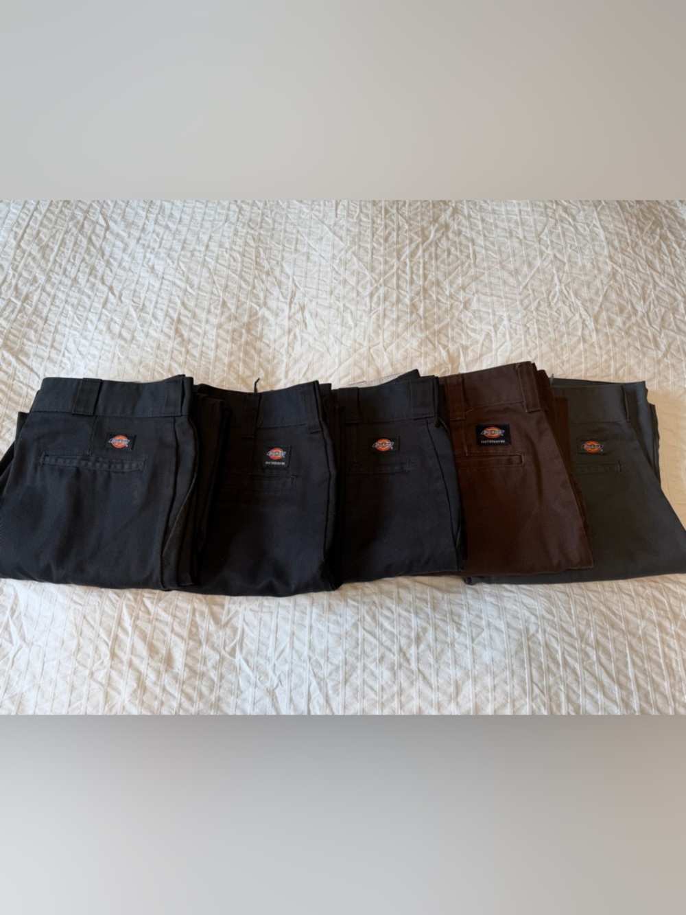 Dickies Men’s Chinos in Black and Brown - Classic Work Style